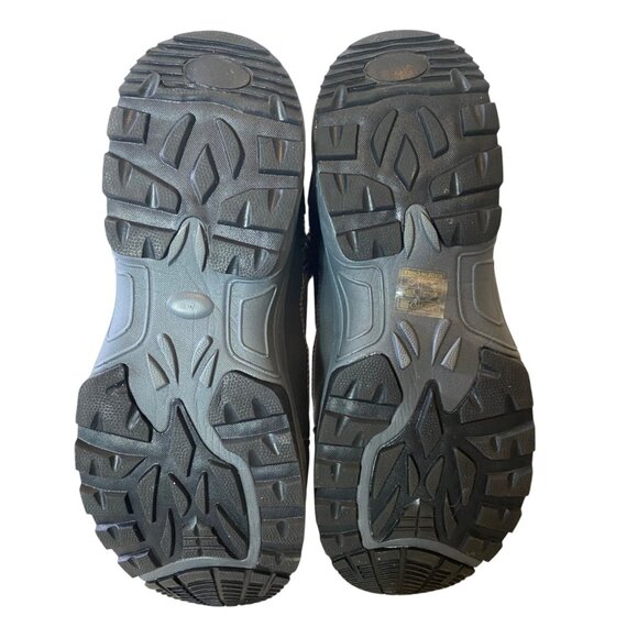 Silent Care Gray Ankle Boots Faux Fur Lining Anti Slip Lightweight Size 10 - Picture 7 of 9